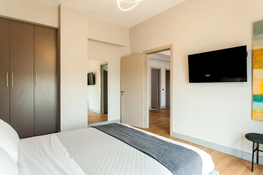 Minimal Loft Art With Sea View Over Heraklion Harbour Exterior foto